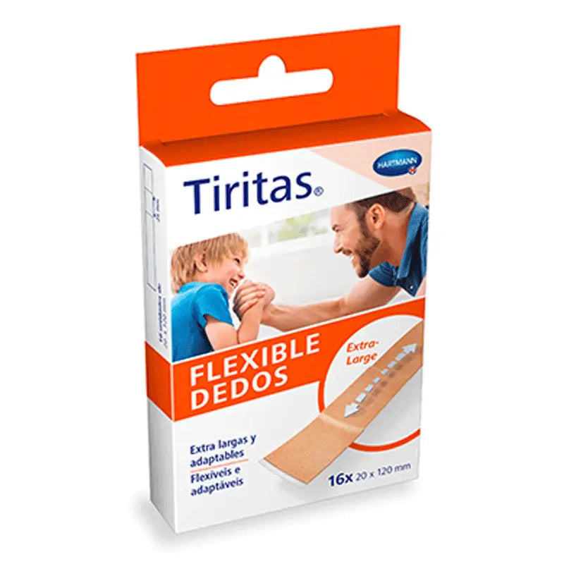 Tiritas Flexible Dedos 20X120Mm 16 unidades