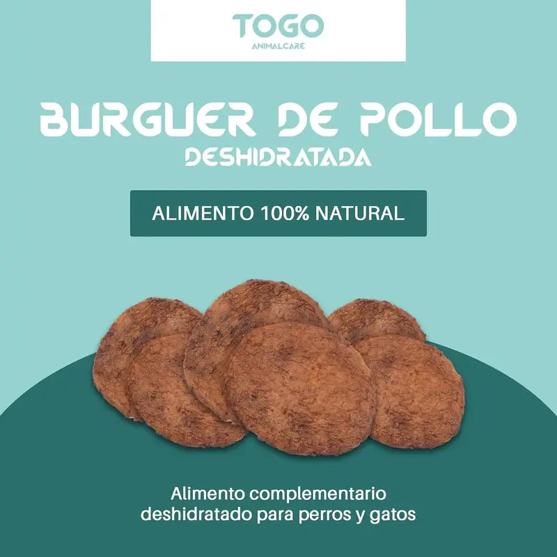 Togo Snack Natural Burger Chicken, 1 unidade.