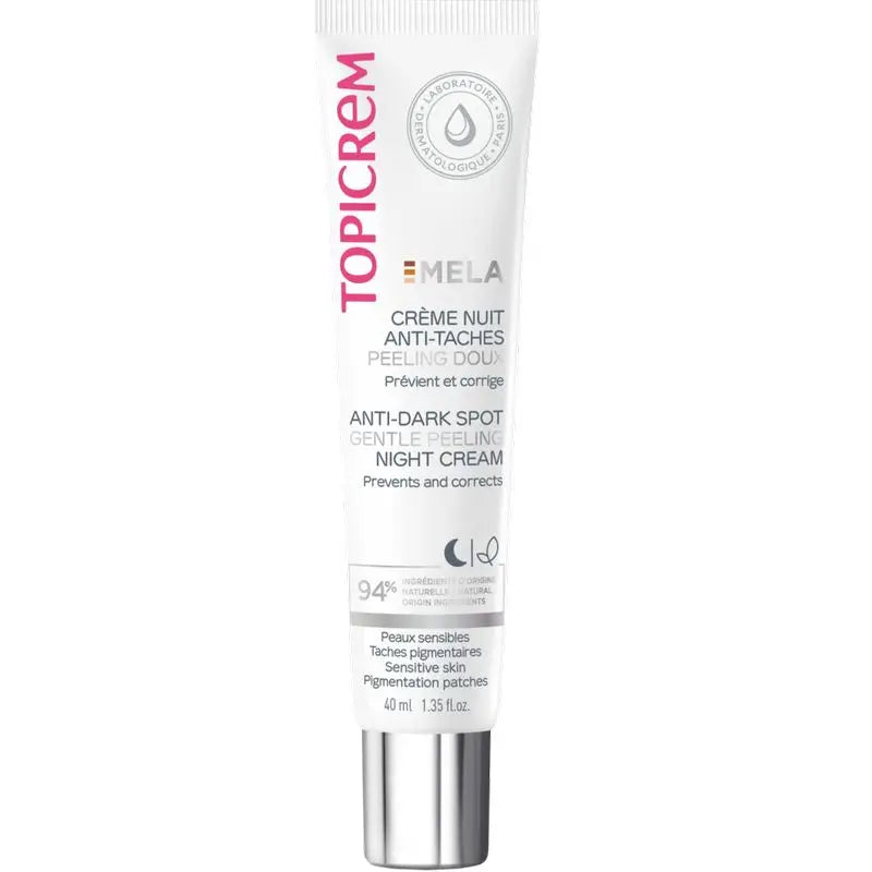 Topicrem MELA Crema Correctora de Noche, 40 ml