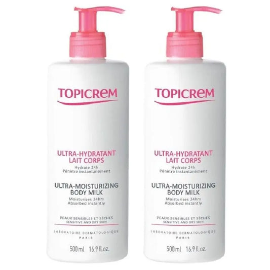 Topicrem Pack Leite Hidratante para o Corpo, 2x500 ml