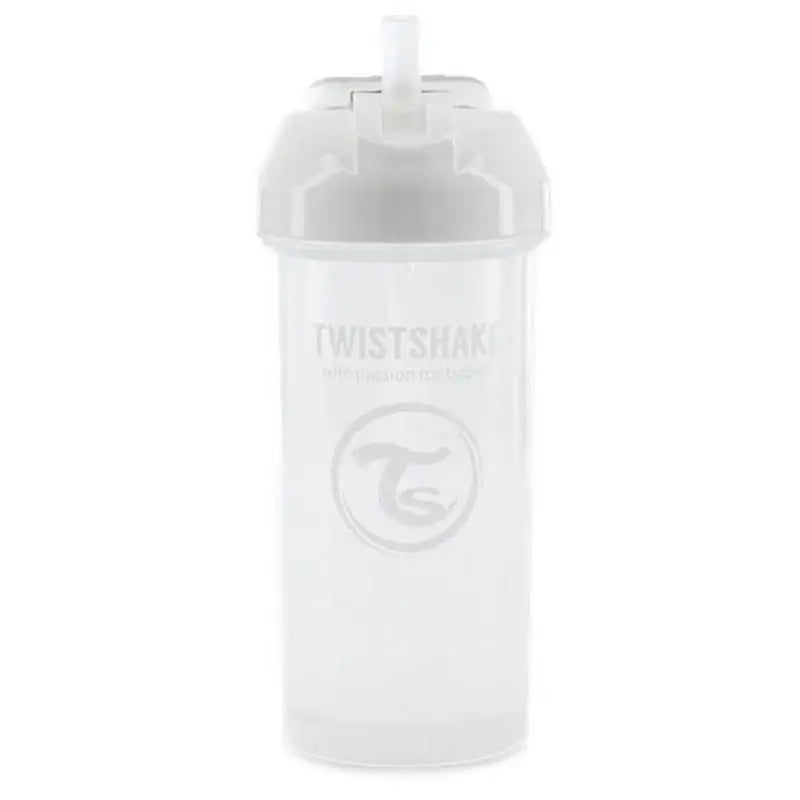 Twistshake Vaso Pastel Blanco 6+M , 360 ml