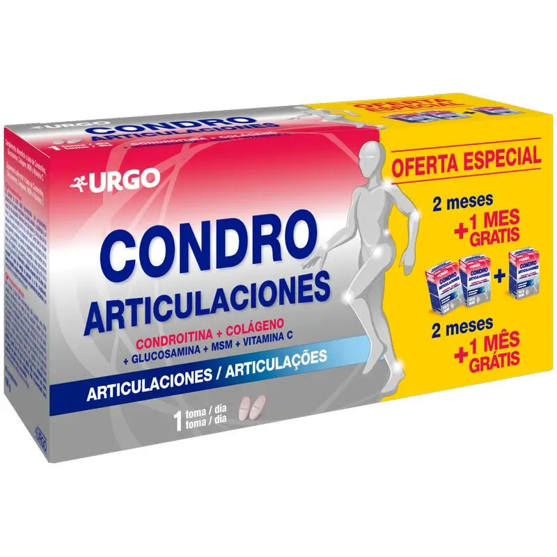 Urgo Chondro Articulações , 180 comprimidos (3 meses)