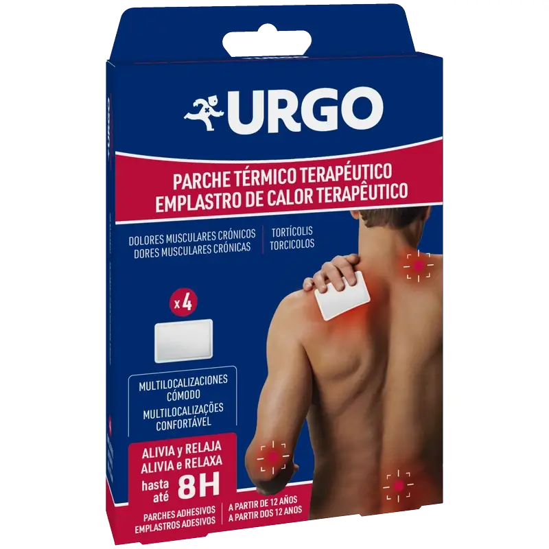 Urgo Therapeutic Heat Patch , 4 unidades