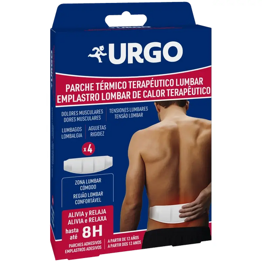 Urgo Lumbar Therapeutic Heat Patch , 4 unidades