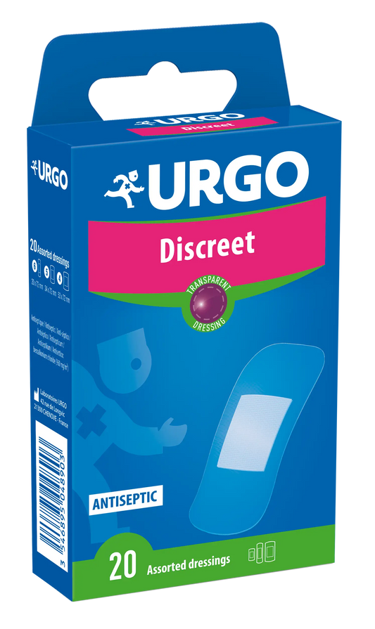 Urgo Discreet First Aid - 20 pensos, 20 unidades