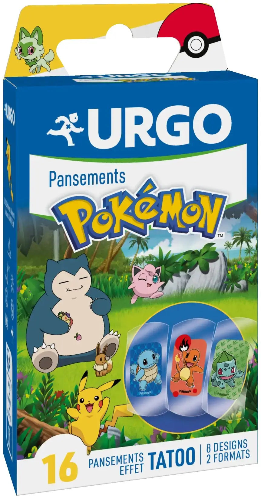 Urgo Pokemon First Aid - 16 pensos, 16 unid.