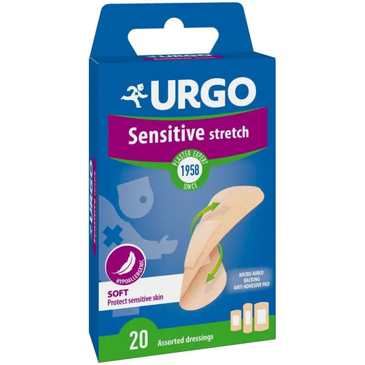 Urgo Sensitive Stretch, 20 pensos higiénicos