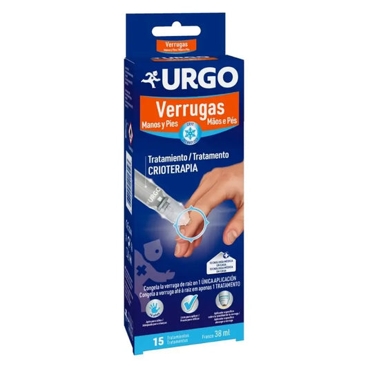 Urgo - Crioterapia para verrugas - frasco de 38 ml, 15 tratamentos