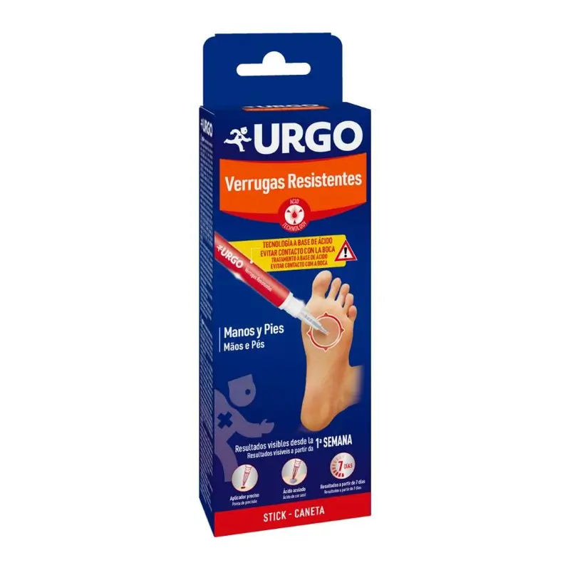 Urgo - Verrugas Resistentes - Stick 2 ml, 28 aplicações