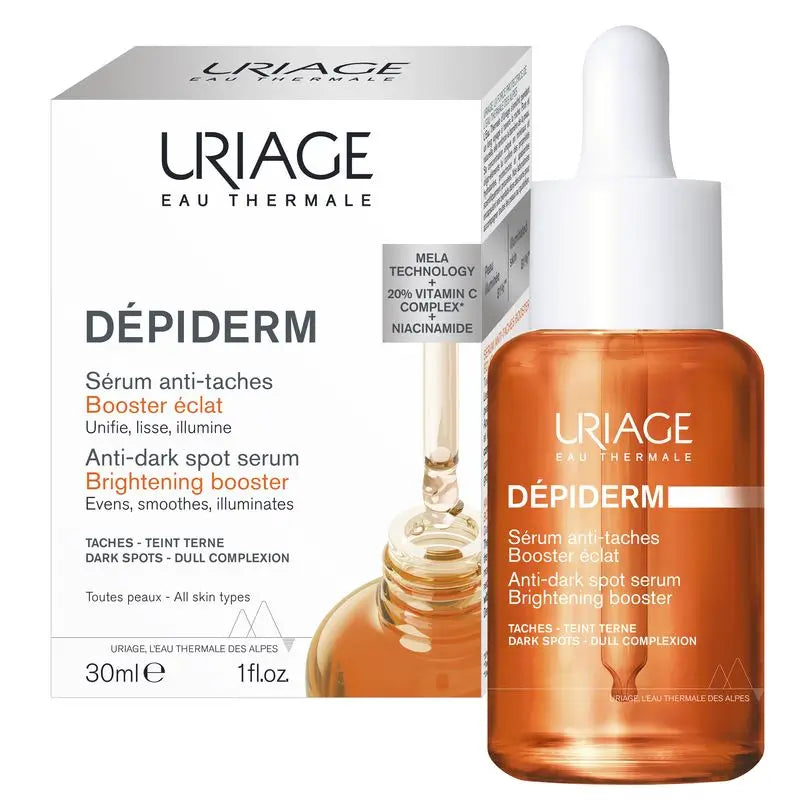 Uriage Dépiderm Sérum Facial Cuidado Antimanchas e Luminosidade , 30 ml