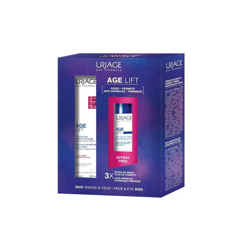 Conjunto de oferta Uriage Age Lift Creme de Dia 40Ml + Contorno de Olhos 15Ml