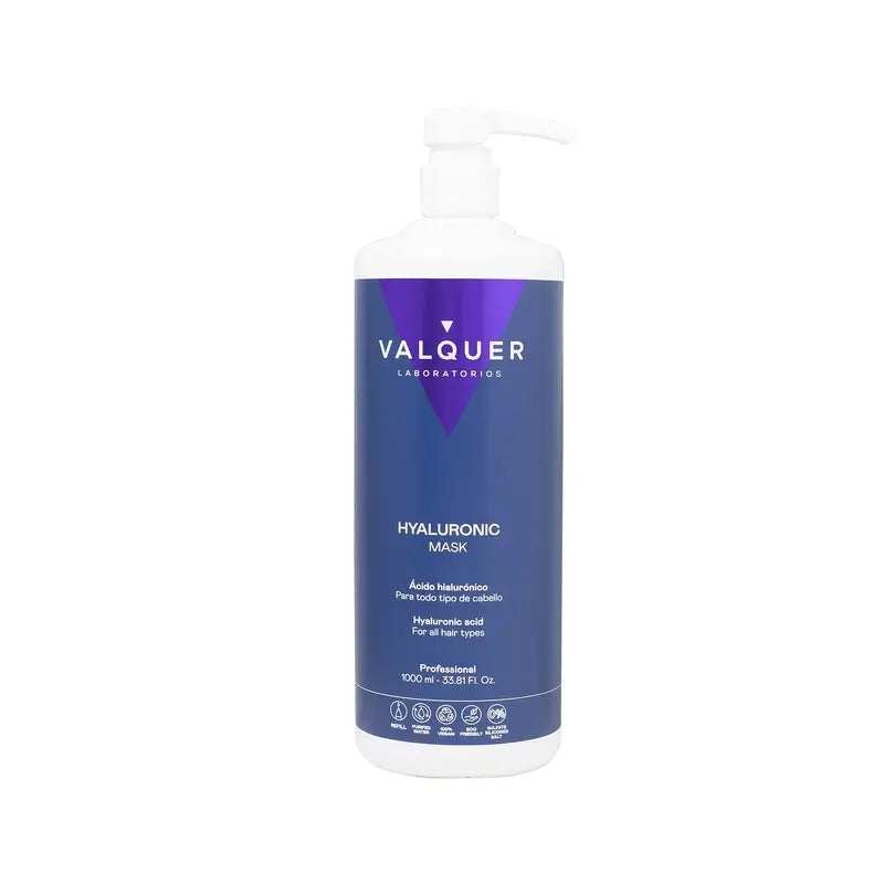 Valquer Hair Care Máscara de Ácido Hialurónico 975 Ml, 975 ml