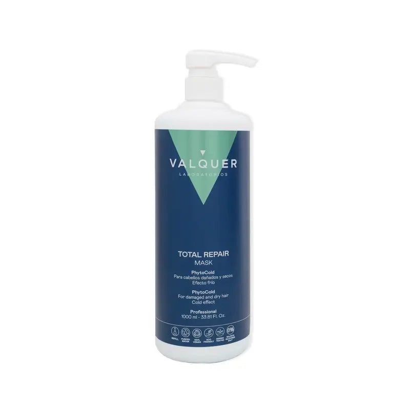 Valquer Hair Care Máscara Capilar Glacial Reparação Total, 1000 ml