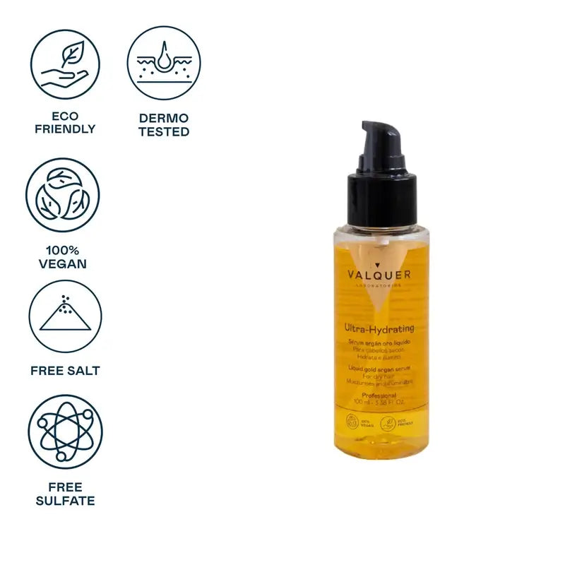 Valquer Hair Care Argan Serum Liquid Gold, 100 ml