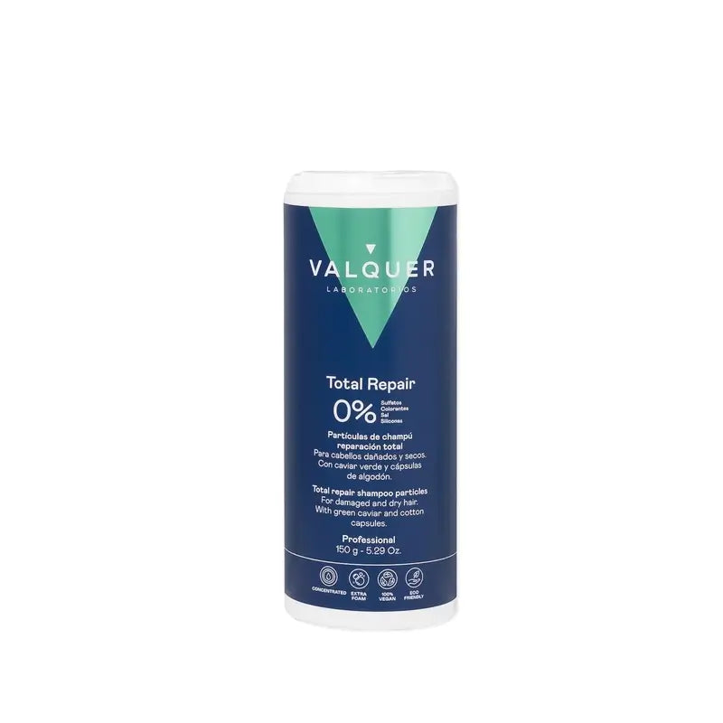 Valquer Hair Care Champô Reparação Total Particulas, 150 gr