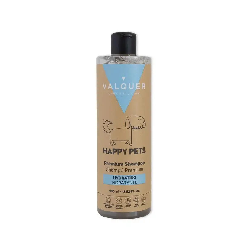 Valquer Laboratories Pets Premium Champô Hidratante, 400 ml