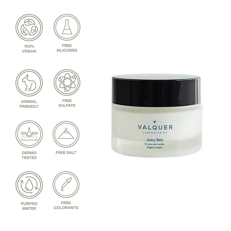 Valquer Skin Care Creme de Noite Hidratante, 50 ml