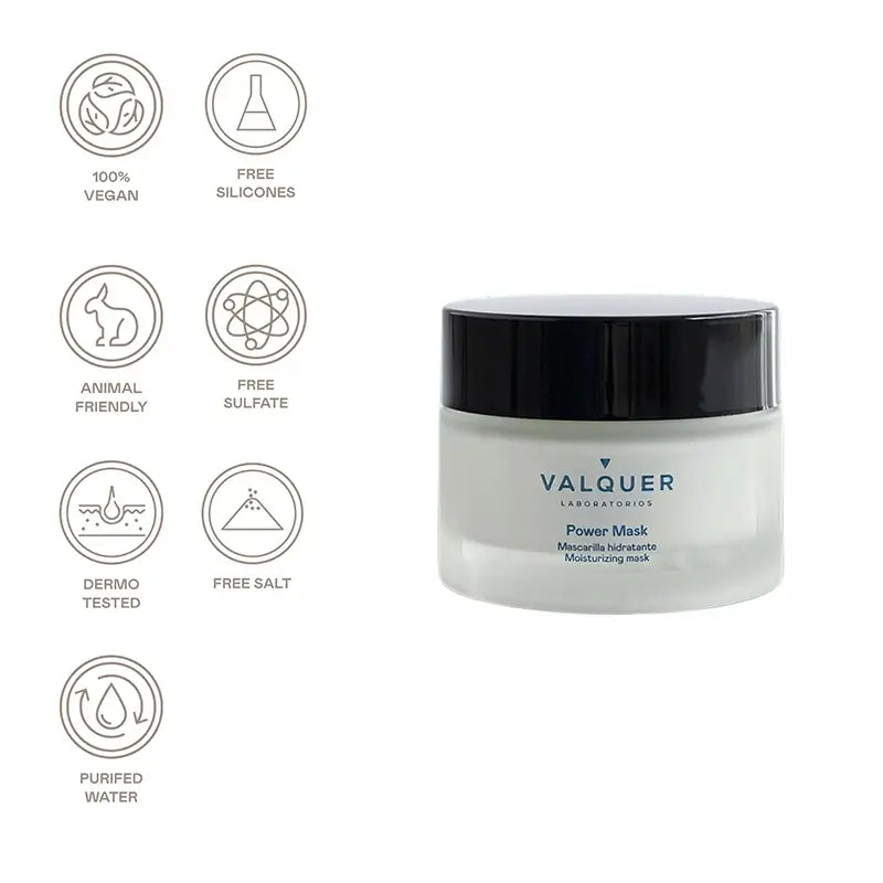 Valquer Skin Care Máscara Hidratante, 50 ml