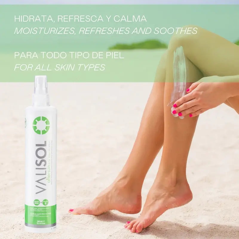 Valquer Sunscreen Valisol After Sun Aloe Vera Spray, 300 ml