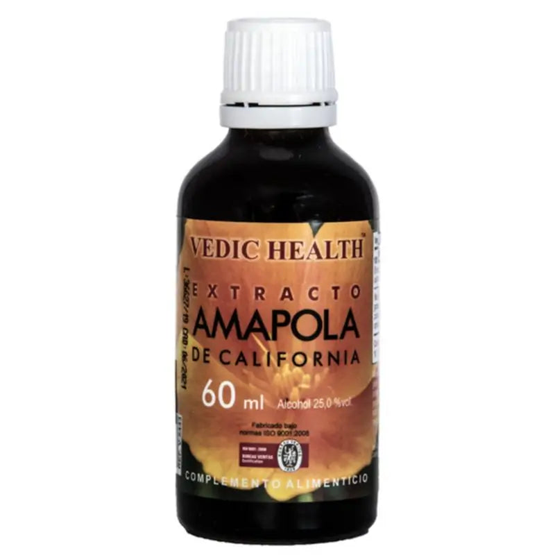 Vedic Heal Amapola De California Extracto , 60 ml   