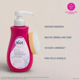 Veet Creme de Duche Depilatório Pele Sensível 400 ml