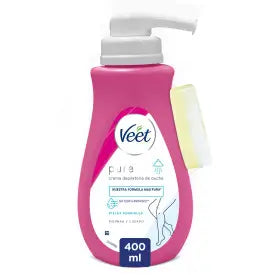 Veet Creme de Duche Depilatório Pele Sensível 400 ml