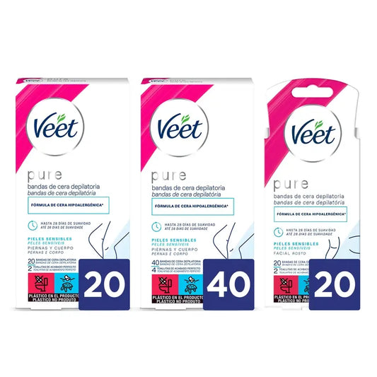 Veet Pack Cera Piel Sensible