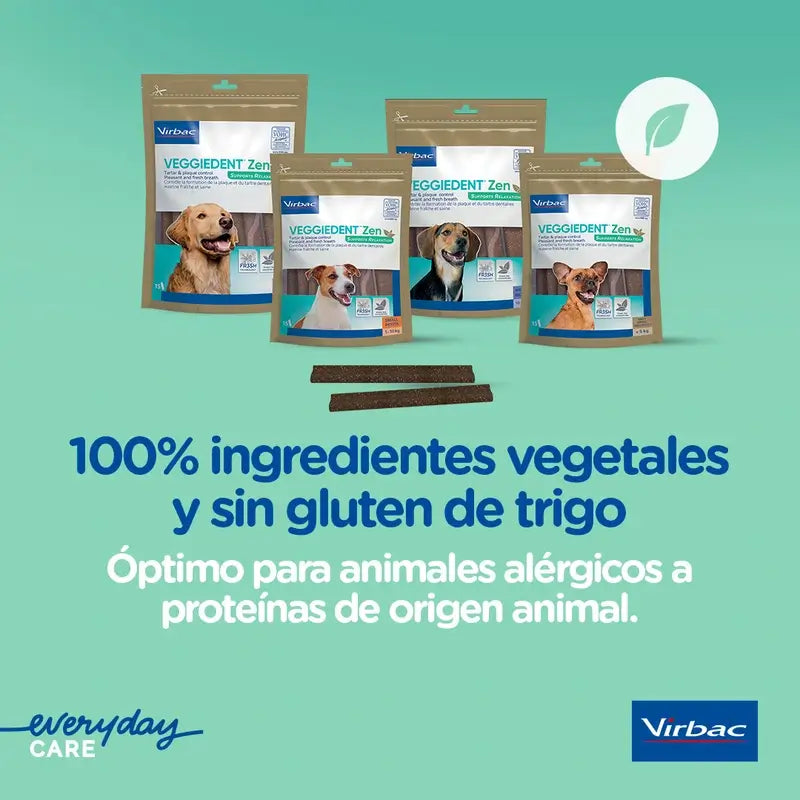 Virbac Veggiedent Zen L, Snack Dentário para Cães de Raça Grande