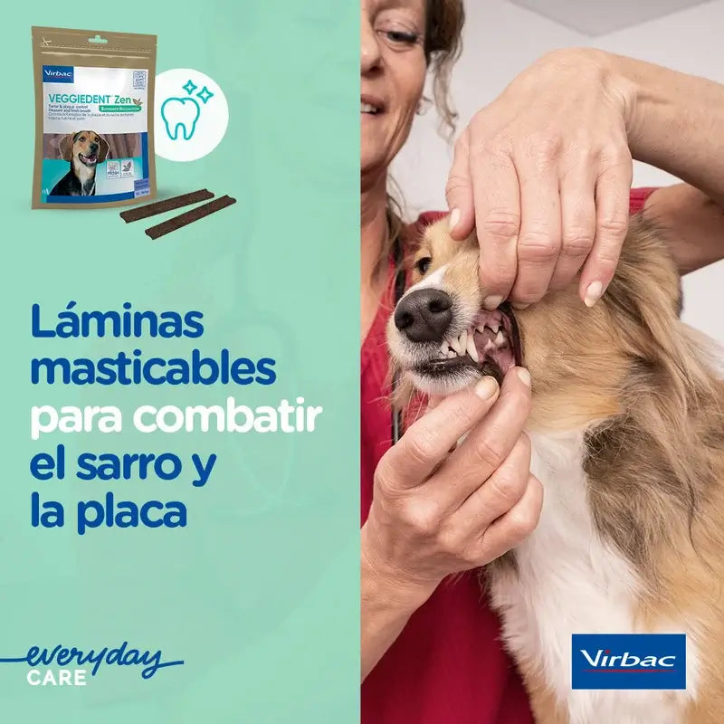 Virbac Veggiedent Zen L, Snack Dentário para Cães de Raça Grande