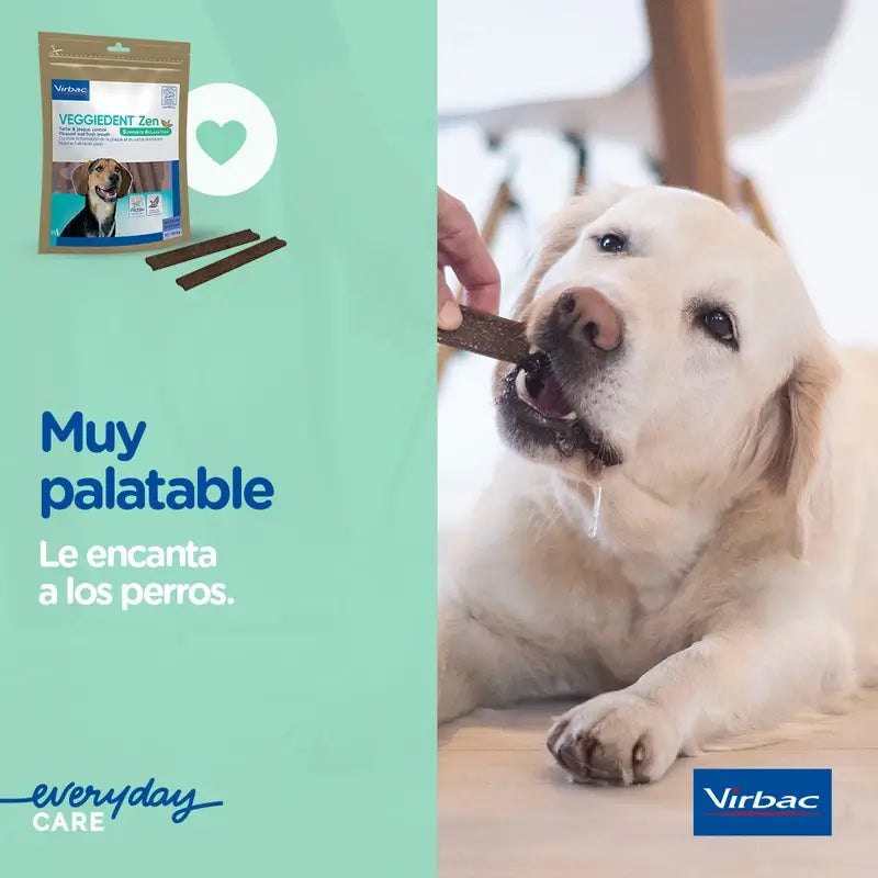 Virbac Veggiedent Zen L, Snack Dentário para Cães de Raça Grande