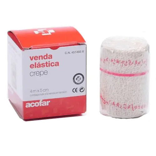 Acofar Venda Elastica Crepe 4 M x 5 cm