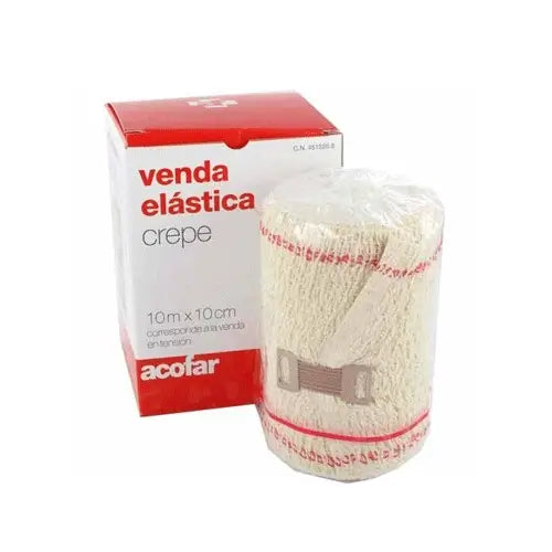 Acofar Venda Elastica Crepe 10 M x 10 cm