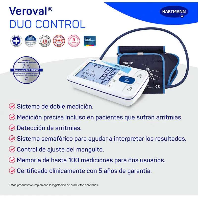 Veroval Duo Control Large 1 unidad