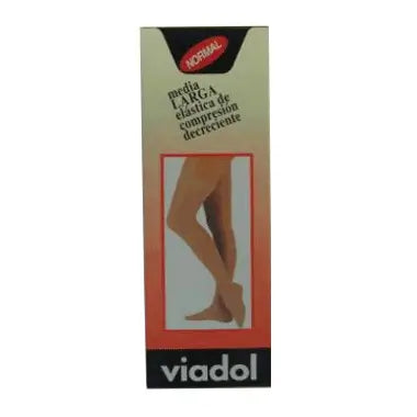 Viadol Media Larga Normal Beige Talla Grande