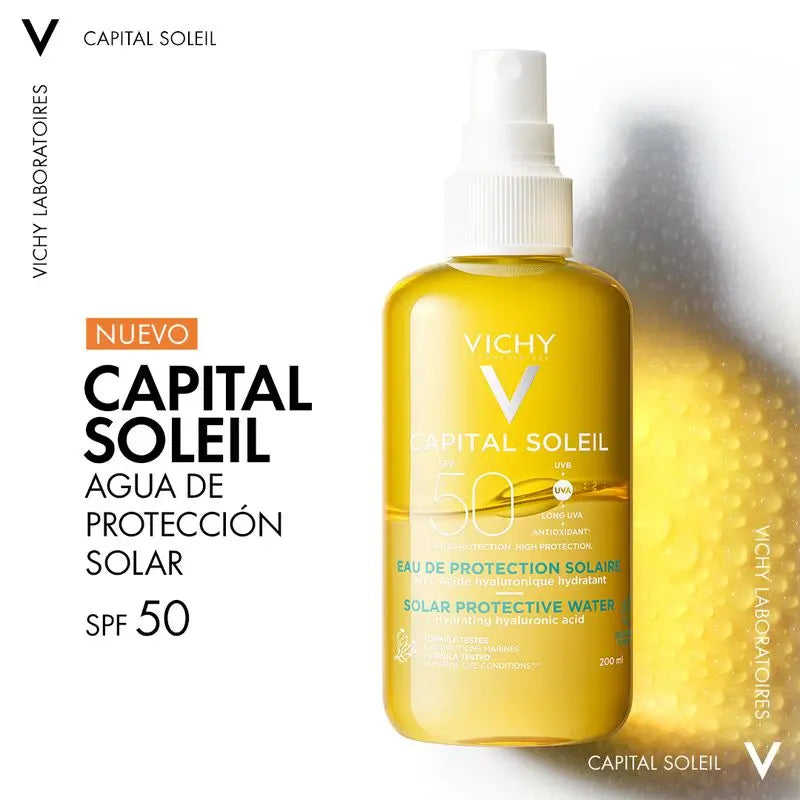 Protector Solar Hidratante de Protecção de Solo Vichy Capital FPS 50, 200 ml