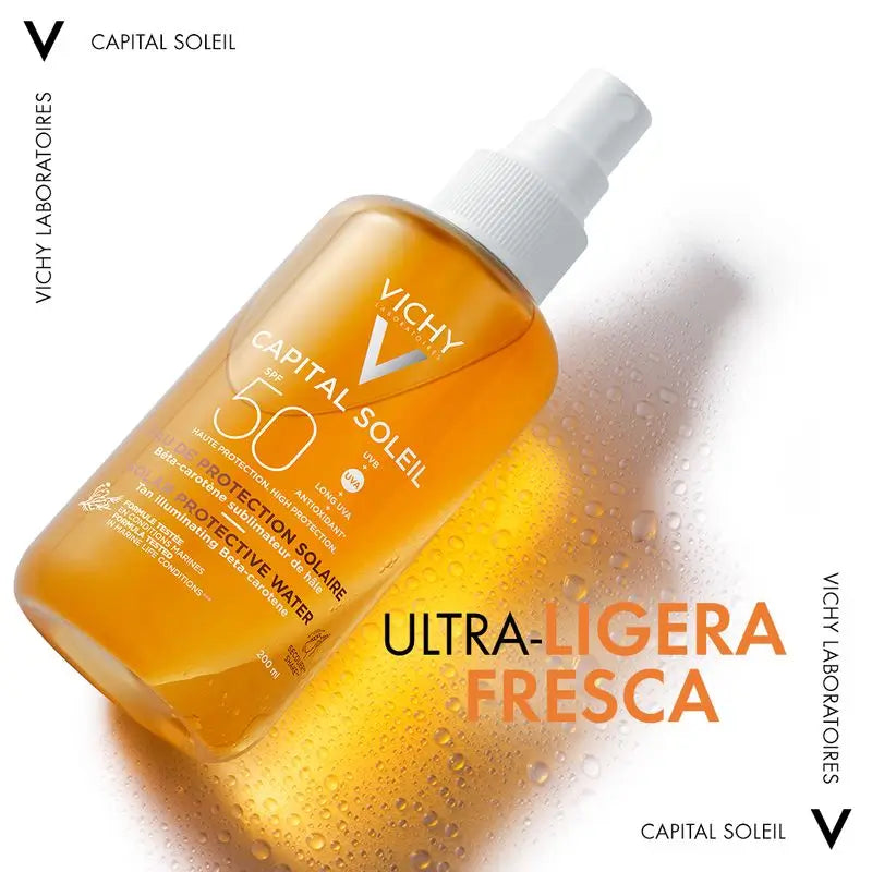 Protector Solar Protector Solar Protecção Solo Capital Vichy Protector Solar FPS 50 Radiance, 200 ml