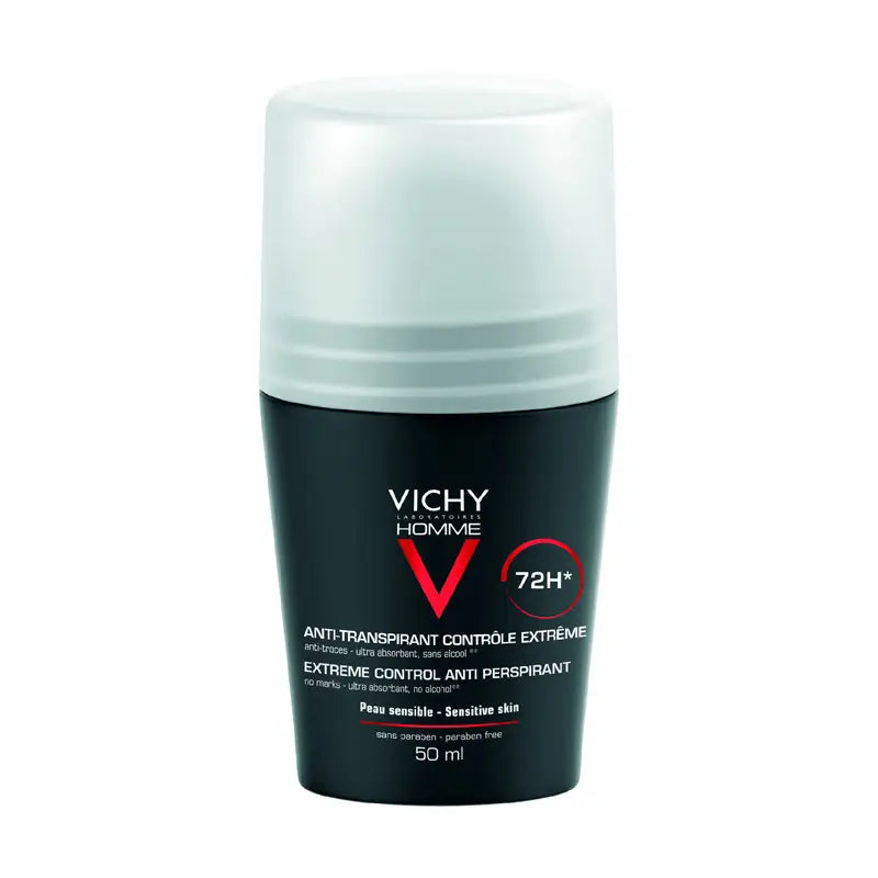 Vichy Homme Desodorante Anti-Transpirante Control Extremo 72H Roll-On 50 ml