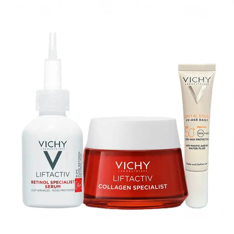 Rotina antirrugas da Vichy