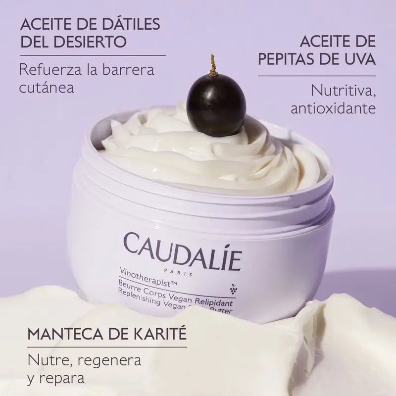 Caudalie Vinotherapist Vegan Manteiga Corporal Relipidante 250 ml