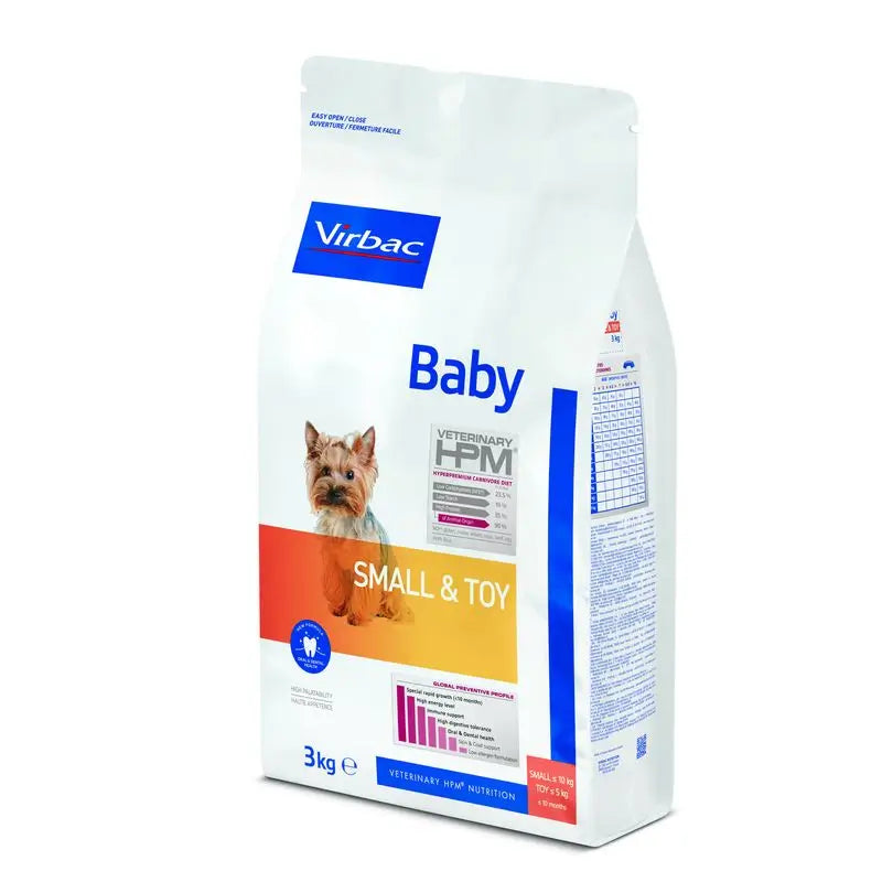 Virbac Hpm Baby Dog Small & Toy 3kg, alimento para cães