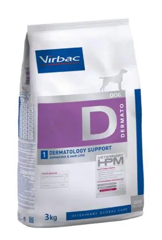 Virbac Dermal Adult Dog Alimento Perros 3 Kg, pienso para perros