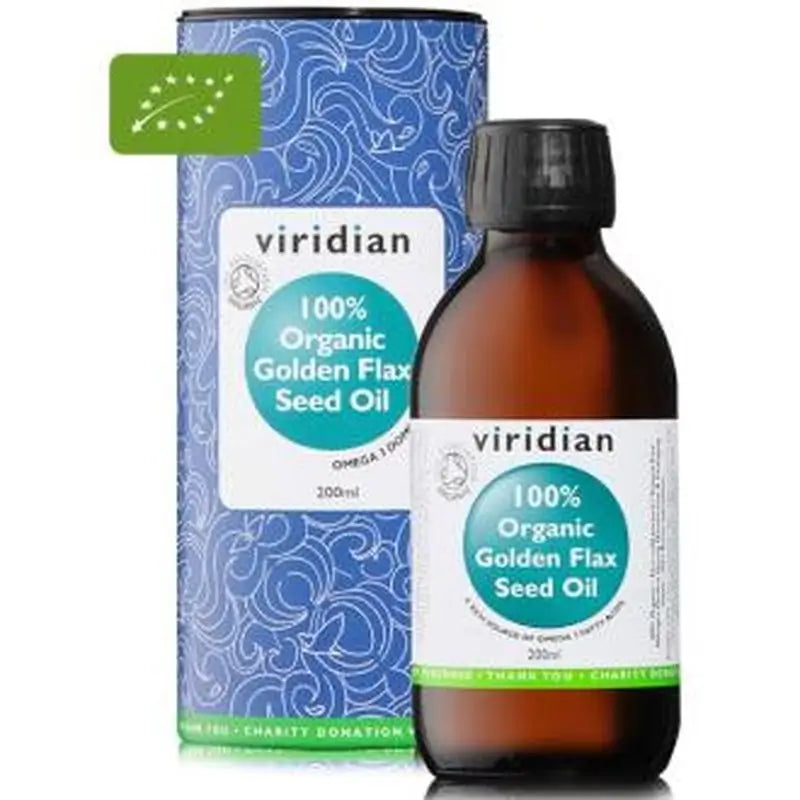 Viridian Aceite De Lino Dorado 200Ml. Bio 