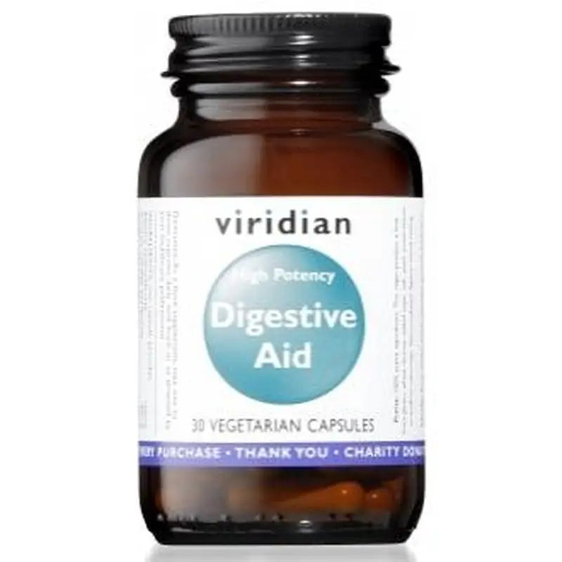 Viridian Ayuda Digestiva Alta Potencia 30Cap.Veg. 