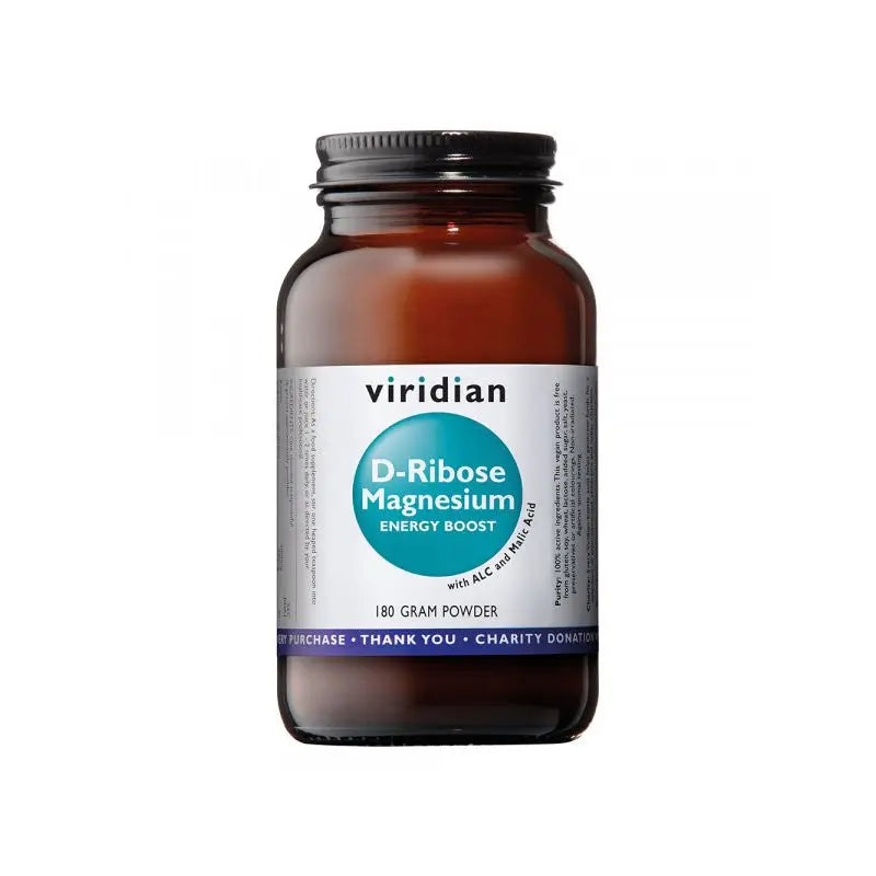 Viridian D-Ribose-Magnésio com Acetil L-Carnitina 180Gr.