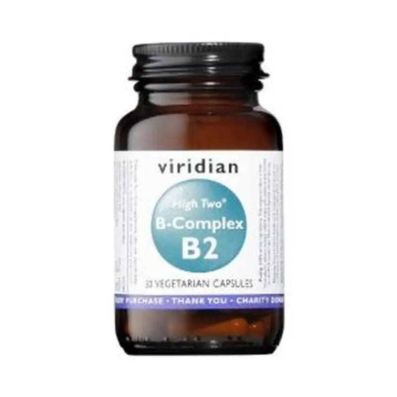 Viridian High Two B Complex B2 30Vcap.