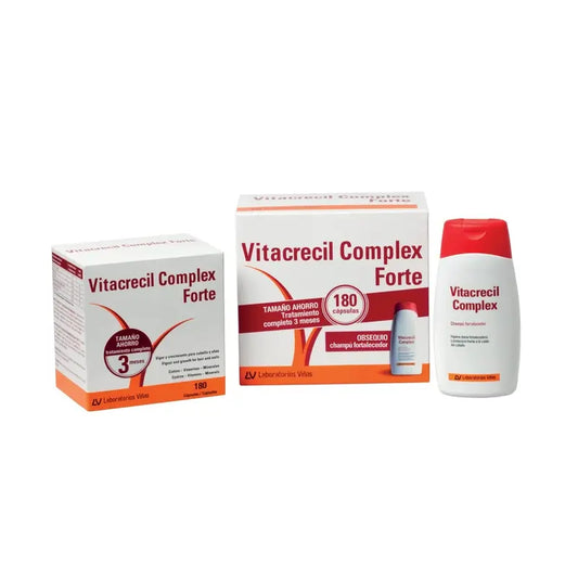 Vitacrecil Complex Forte 180 Cápsulas + Champô