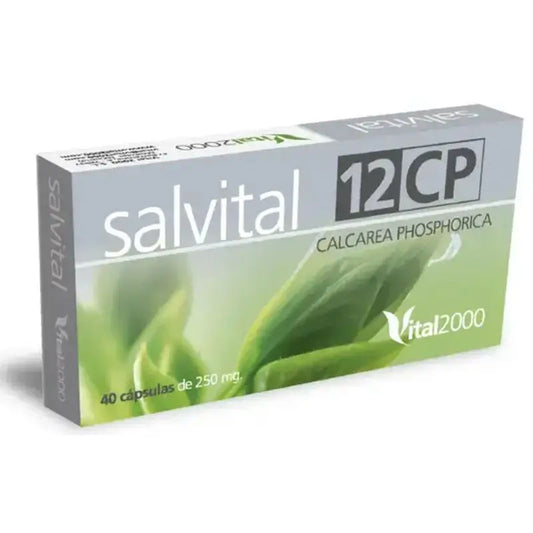 Vital 2000 Salvital Nº12 Cp Calcarea Phosphorica 40 Cápsulas**