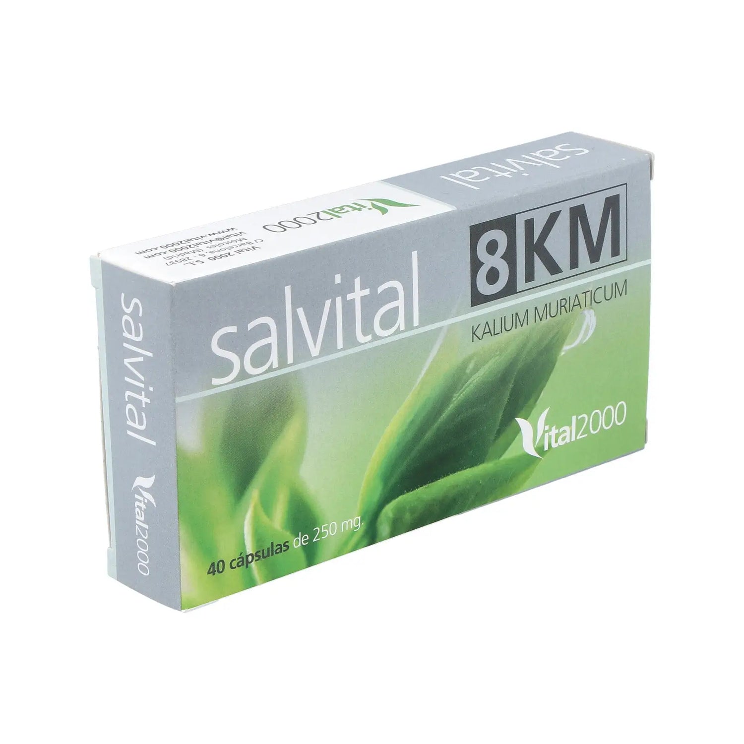 Vital 2000 Salvital Nº8 Km Kalium Muriaticum 40 Cápsulas