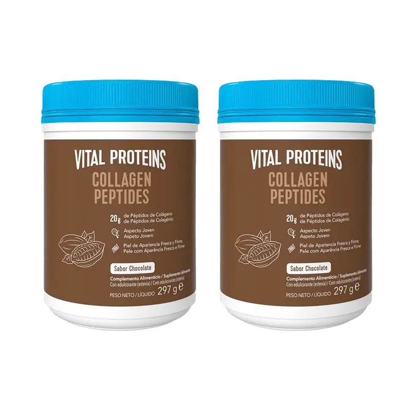 Vital Proteins Duplo Peptídeos de Colagénio Sabor a Chocolate 2x 297 g