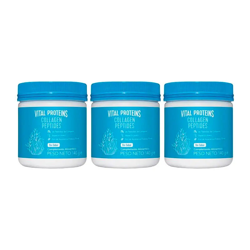 Vital Proteins Triplo Vital Proteins Peptídeos de Colagénio 3x 140Gr.